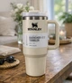 Термокружка Stanley Quencher H2.0 Tumbler из нержавеющей стали 1,18 л Biege - зображення 4