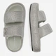 Женские шлепанцы Juicy Couture WSS21515-02 5906751063606 37 24.6 см Серые (5906751063705) - изображение 6
