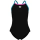 Купальник закритий для дівчат Arena SWIMSUIT LIGHT DROP SOLID Чорний 128 см (005919-589 128) - зображення 1