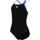 Купальник закритий для дівчат Arena SWIMSUIT LIGHT DROP SOLID Чорний 128 см (005919-589 128) - зображення 4