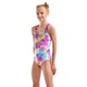 Купальник закритий для дівчат Arena SPRAYING SWIMSUIT SWIM PRO BAC Білий, Рожевий 140 см (010720-815 140) - зображення 1