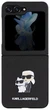 Etui Karl Lagerfeld Saffiano Karl&Choupette Pin do Samsung Galaxy Z Flip 5 Black (3666339174033) - obraz 2