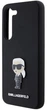 Etui Karl Lagerfeld Silicone Ikonik Metal Pin do Samsung Galaxy S24 Black (3666339259235) - obraz 5