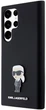 Панель Karl Lagerfeld Silicone Ikonik Metal Pin для Samsung Galaxy S24 Ultra Black (3666339259259) - зображення 2