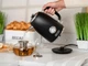 Електрочайник Ardesto EKL-F410BM, Black, 2200W, 1.8 л, дисковий, нержавіюча сталь, захист від перегріву, індикатор рівня води - изображение 6