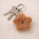 Милый плюшевый брелок в форме капибары Little Capybara подвеска / мягкая игрушка капибара с шариковой цепочкой для ключей / рюкзака / сумки, коричневый (129037347) - изображение 3