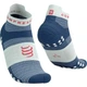 Носки для бега марафона Compressport Pro Racing Socks V4.0 Run Low blues/sugar M (100084799) - изображение 1
