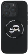 Панель Karl Lagerfeld Silicone Karl&Choupette Heads Ring MagSafe для iPhone 16 Pro Max Black (3666339343408) - зображення 3