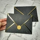 Конверт бумажный Премиум Gold 12,5х17,4 см Темно-серый 5-91300 - изображение 2