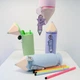 Пенал для карандашей в форме ручки Lulubug (Сиреневый) - изображение 4