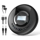 Портативний CD-програвач Bluetooth 5.2 з FM-радіо та записом REC - зображення 1