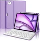 Клавіатура JADEMALL AZERTY із французькою розкладкою для iPad Air 13 дюймів - зображення 1