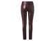 Брюки Skinny с искусственной кожы для женщины Esmara Lenzing EcoVero 480987 40(M) Бордовый - изображение 3