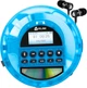Портативный CD-проигрыватель KLIM Nomad Transparent Blue - изображение 1