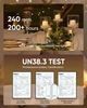 Набір світлодіодних LED-свічок Homemory BKCL 12 шт. з ефектом мерехтіння Warm White - зображення 7
