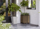 Горщик для квітів Keter Deco square planter 261033 горіх - изображение 6