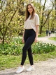 Лосины Goddess pants со стразами черные размер XXL - изображение 1