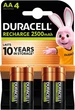 Акумулятор Duracell Recharge AA 2500 мА·год 4 шт - изображение 1