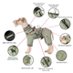 Зимняя куртка для собак V.PET.B.R. Dog Apparel C837 Khaki, XS - изображение 4