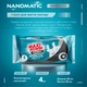 Упаковка кухонных губок Maxi Power Nanomatic 2 упаковки по 4 шт (2000998943035) - изображение 4