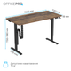Комп’ютерний стіл з електрорегулюванням висоти OfficePro ODE1575DW - зображення 8