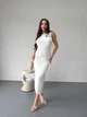 Минималистическое платье макси One size Белое (8118) - изображение 8