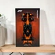 Арт Держатель Рамка 80x50 см. на Стену для Конструктора LEGO Technic McLaren MCL39 F1 (42228) Болид Формула Макларен Сезон 2025 - Type-A - изображение 1