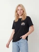 Футболка хлопковая женская ONLY 15317989 S Black (5715830459557) - изображение 1