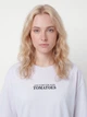 Футболка хлопковая длинная женская ONLY 15346761 S Bright White (5715830420274) - изображение 4