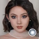 Линзы цветные Magister без диоптрий голубые Blue 06 + контейнер для хранения - изображение 4