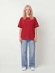 Футболка хлопковая длинная женская ONLY 15346761 XS Barbados Cherry (5715866547792) - изображение 3