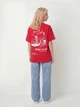 Футболка хлопковая длинная женская ONLY 15346761 L Barbados Cherry (5715866547808) - изображение 2