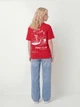 Футболка бавовняна жіноча ONLY 15364838 XL Barbados Cherry (5715866548669) - зображення 2