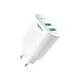 Зарядное устройство Premium качество Yoki Led Series YK-2.4Dual Auto-ID USB-A: DC 5V⎓2.1A, 5V⎓2.4A (12W Max) White - изображение 2