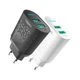 Зарядний пристрій Premium якість Yoki Led Series YK-2.4Dual Auto-ID USB-A: DC 5V⎓2.1A, 5V⎓2.4A (12W Max) Black - зображення 3