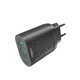 Зарядний пристрій Premium якість Yoki Led Series YK-2.4Dual Auto-ID USB-A: DC 5V⎓2.1A, 5V⎓2.4A (12W Max) Black - зображення 5