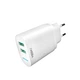 Зарядное устройство Premium качество Yoki Led Series YK-2.4Dual Auto-ID USB-A: DC 5V⎓2.1A, 5V⎓2.4A (12W Max) White - изображение 5