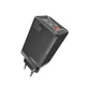 Зарядное устройство Premium качество Yoki Led Series YK-65 GaN Ultra PD3.0 3.3-11V⎓3A, 5V⎓3A, 9V⎓3A, 12V⎓3A, 15V⎓3A, 20V⎓3.25A (65W Max) Black - изображение 2