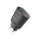 Зарядное устройство Premium качество Yoki Led Series YK-20PD Type-C: DC 5V⎓3A, 9V⎓2.22A,12V⎓1.67A USB-A: DC 5V⎓3A, 9V⎓2A, 12V⎓1.5A Black - изображение 7