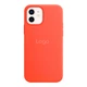 Чохол Silicone Case with MagSafe для iPhone 12/12 Pro Electric Orange - изображение 1