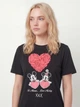 Футболка хлопковая женская ONLY 15368895 S Black (5715830424104) - изображение 4