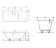 Ванна акриловая Geberit 180x80см (554.004.01.1) - изображение 5