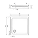 Душовий піддон Cersanit Tako 90x90x16см (S204-012) - зображення 3