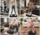 Віброплатформа з еспандерами Vibro Slim Renew Force вібраційна платформа для тренувань до 150 кг Чорна - зображення 8