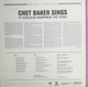 Chet Baker - It Could Happen To You (Фиолетовый, 180 грамм, Альбом, Лимитированое, Переиздание) - изображение 2