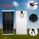 Солнечная батарея с ламинированным монокристаллическим стеклом 100Вт Solar Panel, солнечная панель портативная мобильная для дома, дачи, авто, кемпинга, зарядки аккумуляторов и автономного электроснабжения SLM-4321 - изображение 3