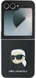Etui Karl Lagerfeld Saffiano Monogram do Samsung Galaxy Z Flip 6 Black (3666339322441) - obraz 2
