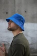 Панама базовая Intruder легкая хлопковая с оптимальными полями для города и отдыха повседневная унисекс голубая one size - изображение 4