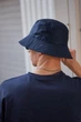 Панама базовая Intruder легкая хлопковая с оптимальными полями для города и отдыха повседневная унисекс синяя one size - изображение 2