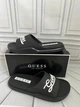 Чоловічі шльопанці слайди Guess чорні з білим лого розмір 43 - изображение 5